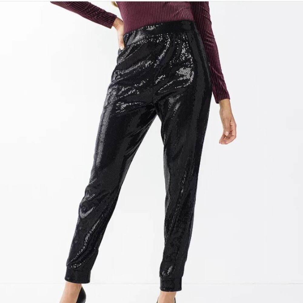 Nine West Sequin Jogger Pants 🔥 NWT